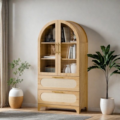 FONTOI Storage Cabinet with Drawers&Doors