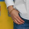 18k Gold Plated Personalized Chunky Cuban Oval Link Chain Bracelets for Men Toggle Rope Bracelet Jewelry for Women - 3 of 4
