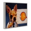 Stupell Industries Dog Optometrist Funny Animal Black Framed Giclee Art - 3 of 4