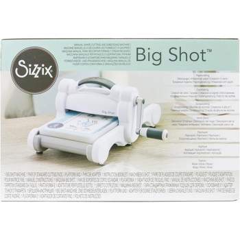 Sizzix - Big Shot - Cutting Plates - Clear With Silver Glitter -  630454238287