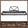 Ashthorpe 61-Key Digital Electronic Keyboard Piano, Portable Beginner Kit with Adjustable Stand, Stool, Headphones & Microphone - 4 of 4