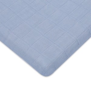 Babyletto Dewdrop Muslin All-Stages Bassinet Sheet, GOTS Certified Organic Cotton - 1 of 4