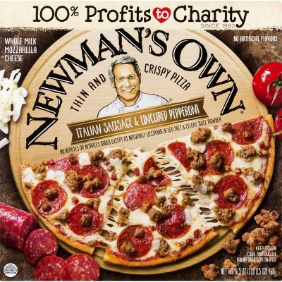 Newman's Own Thin & Crispy Italian Sausage & Pepperoni Frozen Pizz - 16.5oz