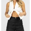 Women's KNIT FRONT CROP TOP - AMBITION - 3 of 4