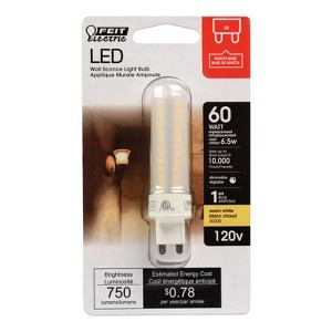 Feit Electric T4 G9 LED Bulb Warm White 60 Watt Equivalence 1 pk - 1 of 1
