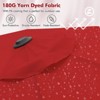 Tangkula 13 FT Patio Umbrella Double-Sided Market Umbrella with 36 Solar-Powered LED Lights Cross Base Included Beige/Grey/Navy/Red/Tan - 3 of 4