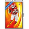 Trends International NFL Kansas City Chiefs - Isiah Pacheco 24 Framed Wall Poster Prints - 3 of 4