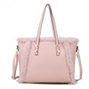 MKF Collection Liza Vegan Leather with faux fur Women’s Tote Bag by Mia K - 2 of 4