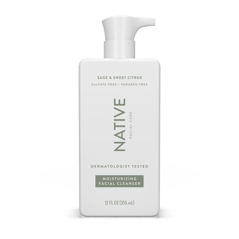 Native Skin Care Limited Edition Sage &#38; Sweet Citrus Facial Cleanser - Scented - 12 fl oz, 1 of 7