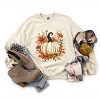 Simply Sage Market Fall Pumpkin Floral Sweatshirt - 3 of 4