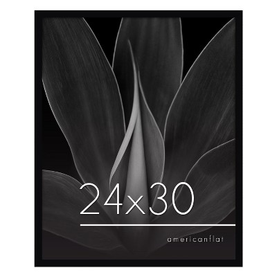 Americanflat 24x30 Picture Frame with Polished Plexiglass, Epic Collection, Gallery Wall Frames with Engineered Wood, Black