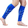 Graduated 20-25mmHg Compression Leg Sleeves (Pair) - Black