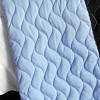 Slickblue Full/Queen 3PC Quilt Set, Block Design in Blue or Green, Vermicelli Quilted, Reversible, with 2 Shams - 4 of 4