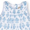 Hope & Henry Layette Baby Girl Organic Ruffle Collar Dress and Bloomer Set, Infant - 2 of 4