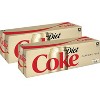 Diet Coke Caffeine Free Soda  - 12 Fl Oz Cola (Pack of 24) - 2 of 3