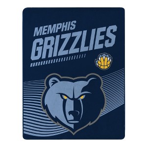 Sweet Home Collection NBA Memphis Grizzlies Microfiber Plush Throw Blanket - 1 of 4