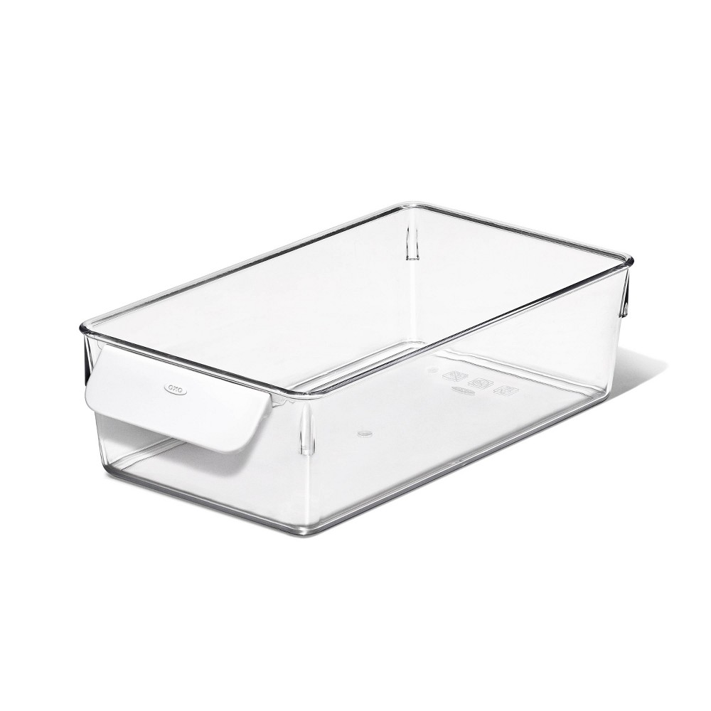 OXO Plastic Mini Fridge Bin White