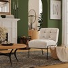eLuxury Upholstered Tufted Accent Chair - 2 of 4