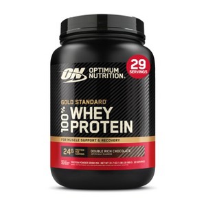 Optimum Nutrition Gold Standard 100% Whey Protein Powder, Double Rich Chocolate 1.98 Pound (Packaging May Vary) - 1 of 4