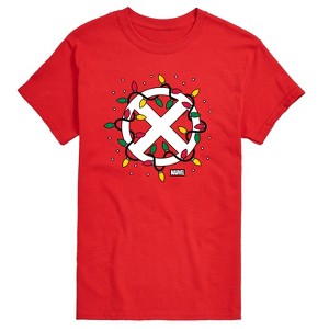 Men's - Marvel - Holiday Xmen Logo Short Sleeve Graphic T-Shirt - 1 of 4