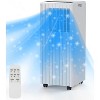 8000 BTU Portable Air Conditioners for Room 350 Sq.Ft,Portable AC Unit with Remote Control & Window Kit, Built-in Dehumidifier, Fan - 2 of 4