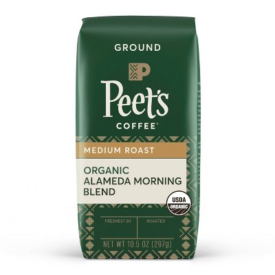 Peet's Coffee Organic Alameda Blend Medium Roast Ground Coffee - 10.5oz