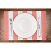 Lintex Linens 13"x19" Cabana Stripe 100% Textilene Placemat - Set of 4 - 3 of 3