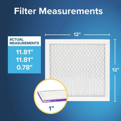 Filtrete 12x12x1 Allergen Bacteria Virus Air Filter