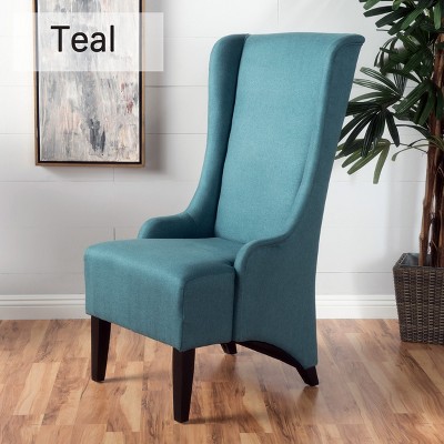 Hrinhom 23.3"W High-Back Dining Chair with Wooden Legs