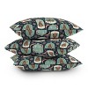 16"x16" Heather Dutton Gingerbread Village Square Throw Pillow Blue - Deny Designs: Christmas Decor, Indoor Use, Zippered - 3 of 4