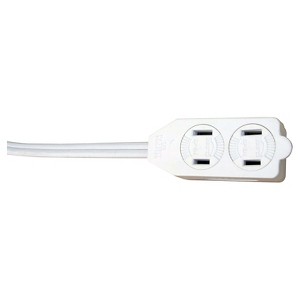Woods 15' Indoor Extension Cord White - 1 of 1
