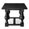 Maven Lane Leon Traditional Wooden Dining Table in Antiqued Finish - 4 of 4