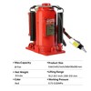 20 Ton Pneumatic Air Bottle Jack With Manual Hand Pump Air Hydraulic Jack For Heavy Duty Auto Trucks - 4 of 4