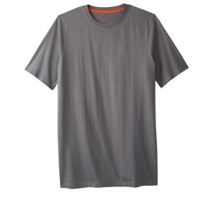 Boulder Creek by KingSize Men's Big & Tall Heavyweight Longer-Length Crewneck T-Shirt - 1 of 4