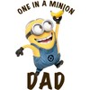 Men's Despicable Me One in a Minion Dad Baseball Tee - image 2 of 4