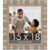 PosterPalooza | 15x18 Wide Bamboo Picture Frame, UV Acrylic, 4 Finishes - Brown, Black, Silver, and Natural - 2 of 4