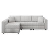 NicBex Couches for Living Room 75.6" Loveseat Sofa Minimalist Corduroy Fabric Upholstered 2-Seater Sofa Couch Matches 30.7" Ottoman for Bedroom - 2 of 4