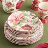 Certified International (Set of 4) 8.5" Winter Blooms Dessert Plates - 4 of 4