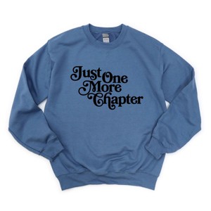 Simply Sage Market Just One More Chapter Fancy Script Sweatshirt - 1 of 4