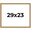 PosterPalooza | Photo Size Refined Gold Picture Frame - UV Acrylic, Foam Board Backing, Hanging Hardware - 2 of 4