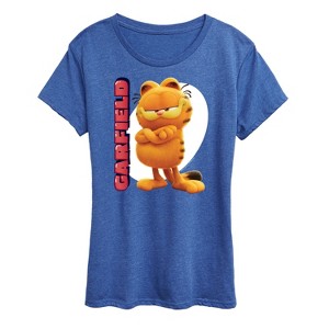 Women's - Garfield - Arms Crossed Pose Short Sleeve Graphic T-Shirt - 1 of 4
