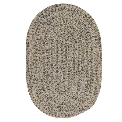 Colonial Mills Laffite Tweed - Gray 7x9 Oval Rug Indoor/Outdoor 100% Polypropylene