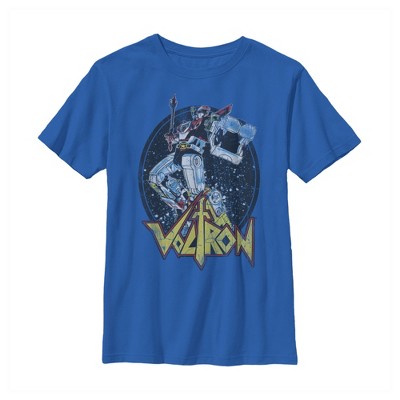 Boy's Voltron: Defender of the Universe Retro Oval Mouth T-Shirt