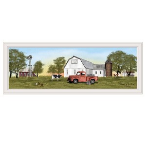 Summer on the Farm by Billy Jacobs, Ready to Hang Framed Print, White Frame - 1 of 1