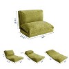 MAXYOYO Bean Bag Sofa Bed - Corduroy Floor Sofa with Washable Cover, Green - 3 of 4