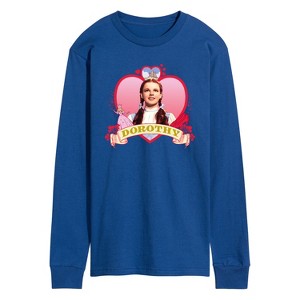 Men's - Wizard of Oz - Heart Dorothy Long Sleeve Graphic T-Shirt - 1 of 4