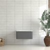 PexFix 30" Floating Bathroom Vanity with Sink Modern Integrated Ceramic Basin Wall Mounted Bathroom Cabinet Soft-Close U-Shaped Drawer Grey - 4 of 4