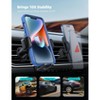Itopfox Car Phone Holder with Wider Clamp & Metal Hook, Vent Mount for Thick Cases, Compatible with iPhone 17 16 15 14 13 Pro Max & More Smartphones - 4 of 4