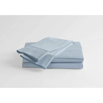 Hotel Luxury Bed Sheet Set, 100% Supima Cotton 500 Thread Count, Extra Soft and Deep Pocket up to 16"