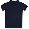 Studio 3 Little/Big Girl's 4-Pack Short Sleeve Soft Jersey Polo Uniform Shirts - 2 of 3